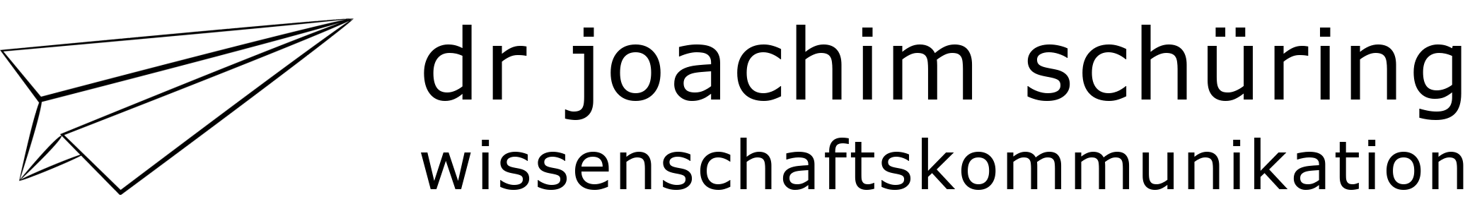 dr joachim schüring – wissenschaftskommunikation